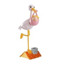 Picture of STORK BABY GIRL TOPPER